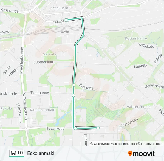 10  Line Map