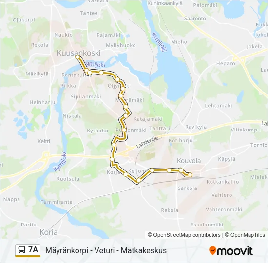7A  Line Map