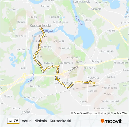7A  Line Map