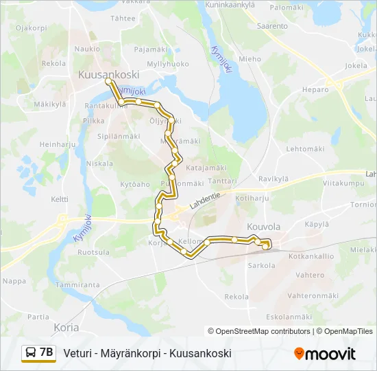 7B  Line Map