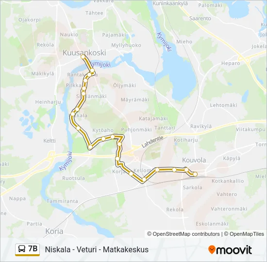 7B  Line Map