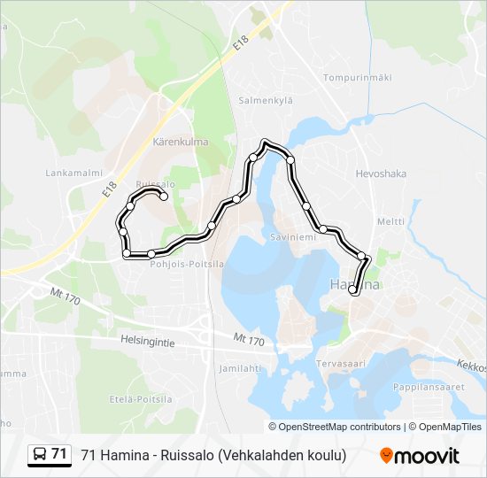 71-route-schedules-stops-maps-vehkalahden-koulu-updated