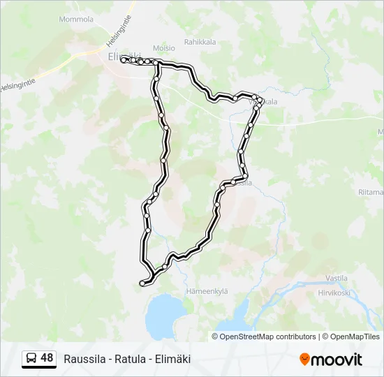48 Bus Line Map