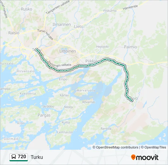 720 Bus Line Map