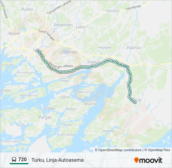 720 Bus Line Map