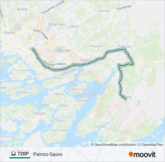 720P Bus Line Map