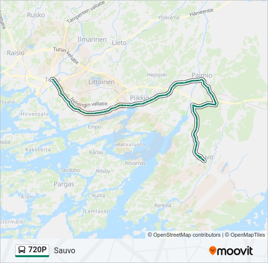 720P Bus Line Map