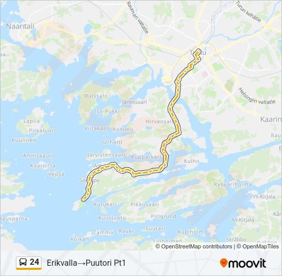 24 Bus Line Map