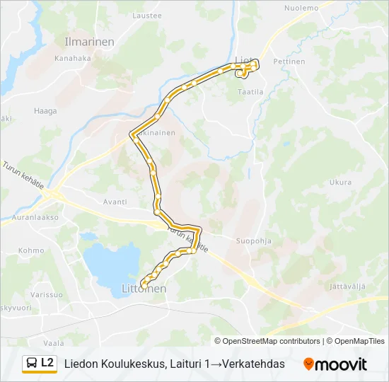 L2 Bus Line Map