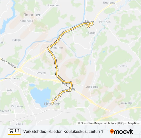 L2 Bus Line Map