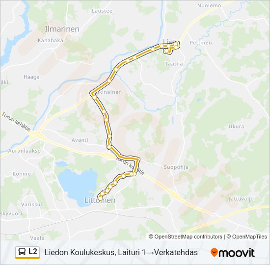 L2 Bus Line Map