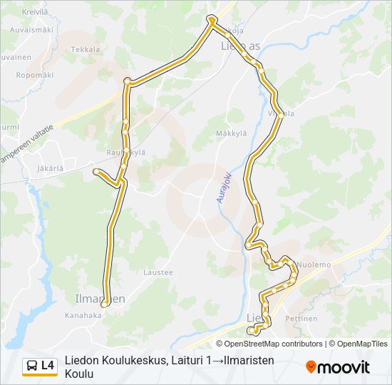 L4 Bus Line Map