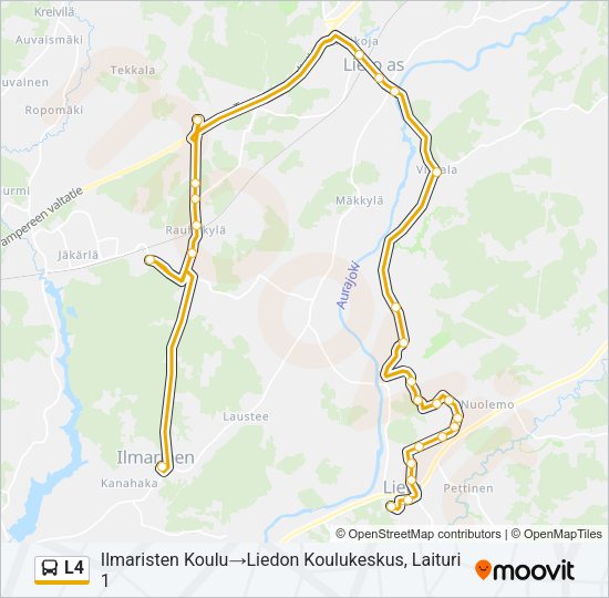L4 Bus Line Map