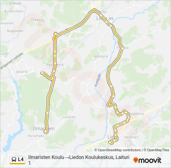 L4 Bus Line Map
