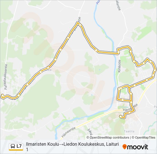 L7 Bus Line Map