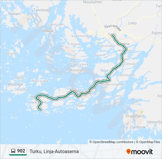 902 Bus Line Map
