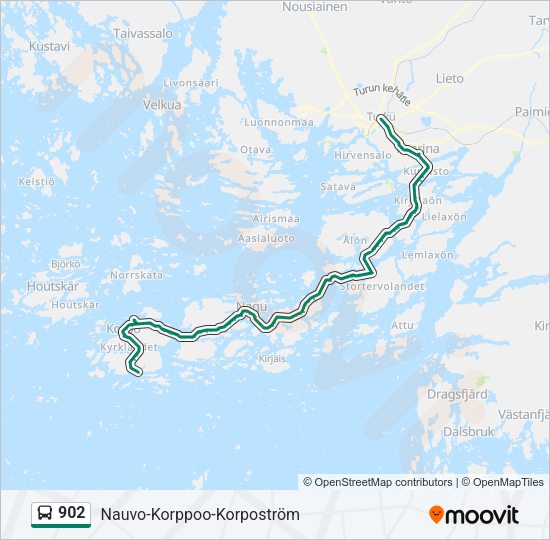 902 Bus Line Map