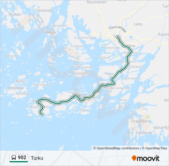 902 Bus Line Map
