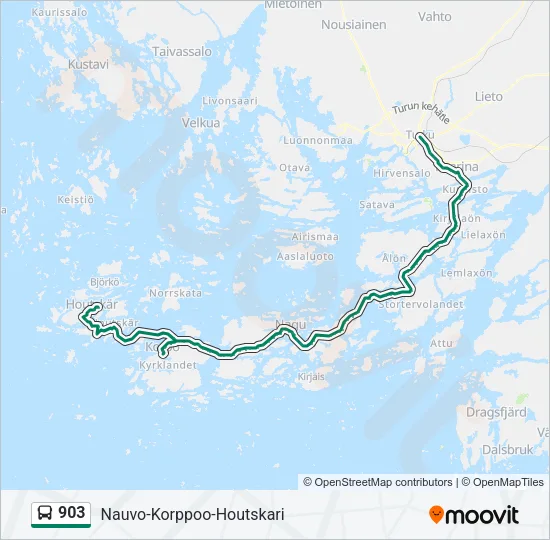903 Bus Line Map