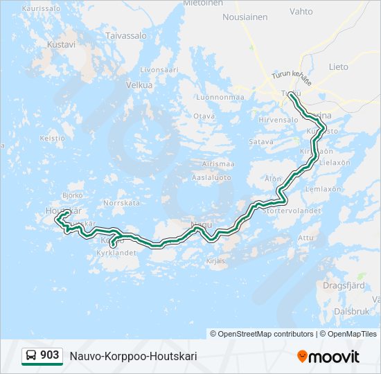 903 Bus Line Map