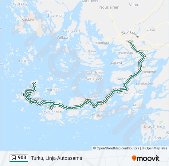 903 Bus Line Map