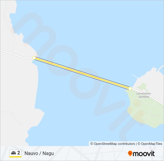 2 Ferry Line Map