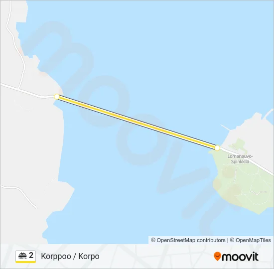 2 Ferry Line Map