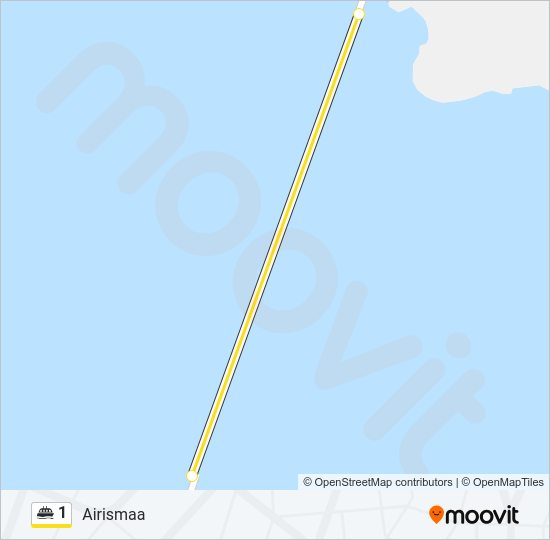 1 Ferry Line Map