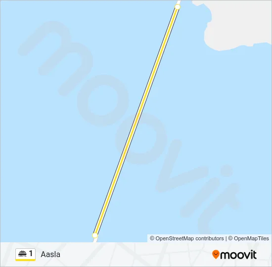 1 Ferry Line Map