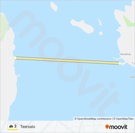 3 Ferry Line Map