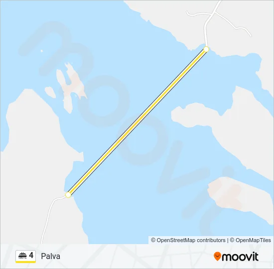 4 Ferry Line Map