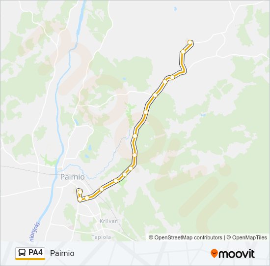 PA4 Bus Line Map