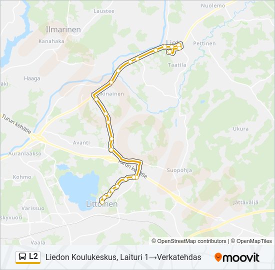 L2 Bus Line Map