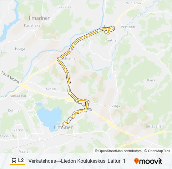 L2 Bus Line Map