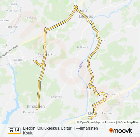L4 Bus Line Map