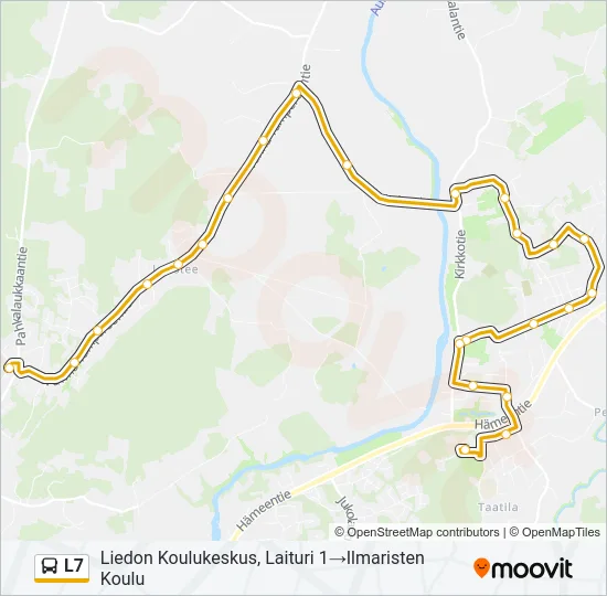 L7 Bus Line Map