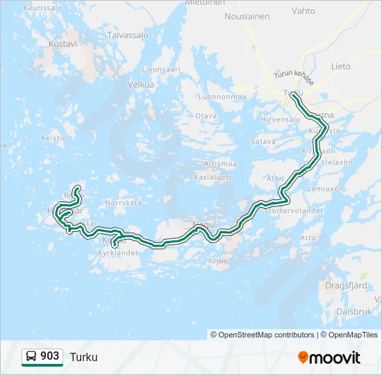 903 Bus Line Map