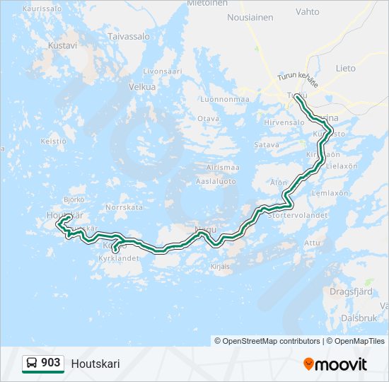 903 Bus Line Map