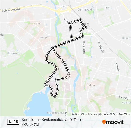 10 Bus Line Map