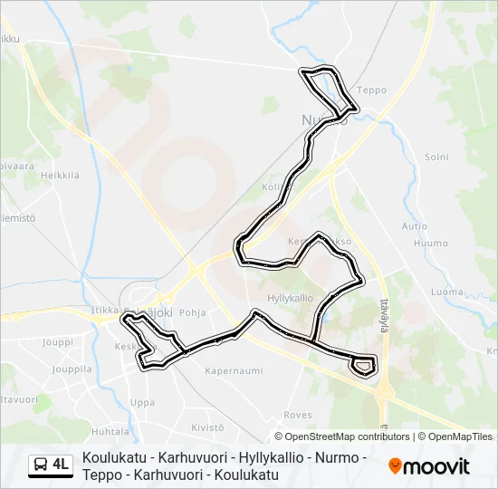 4L Bus Line Map