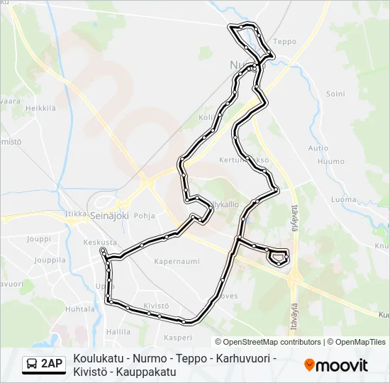 2AP Bus Line Map