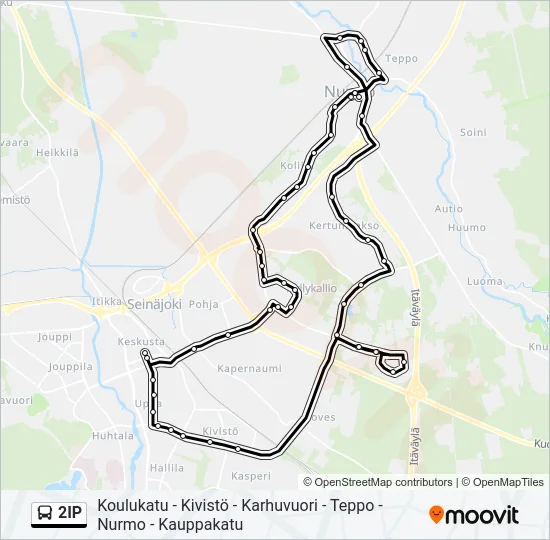 2IP Bus Line Map