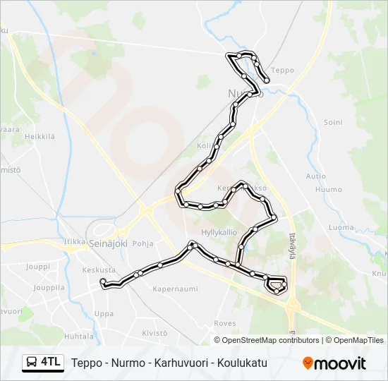 4TL Bus Line Map
