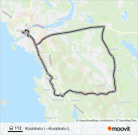 112  Line Map