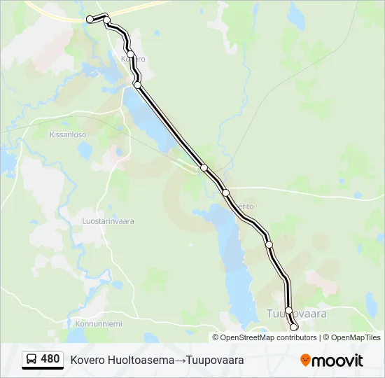 480 Bus Line Map