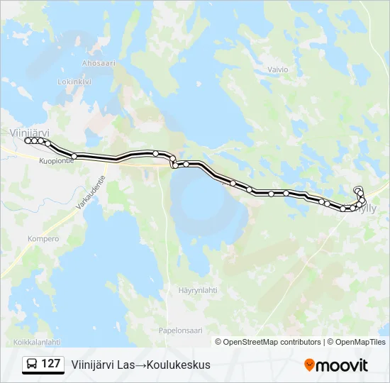 127  Line Map