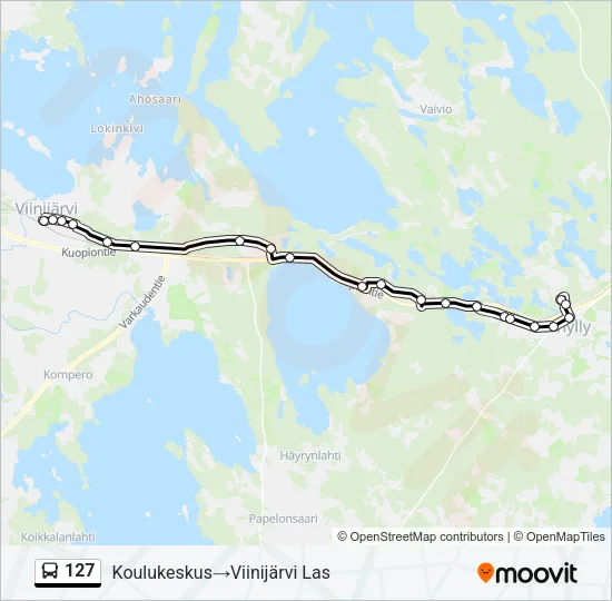 127  Line Map