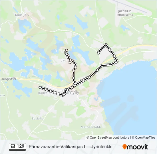 129  Line Map