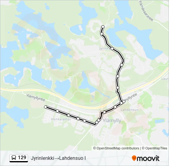 129  Line Map