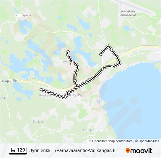 129  Line Map